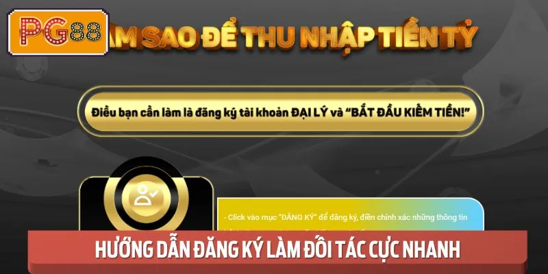 Đăng ký tài khoản đại lý chỉ với vài bước đơn giản